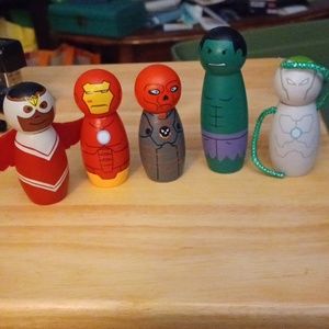 Avengers wood pins